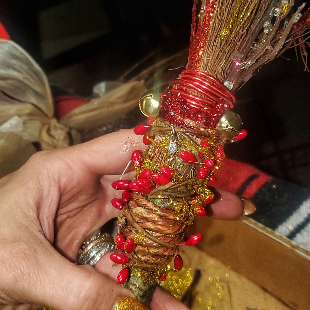 Holiday mini cinnamon brooms